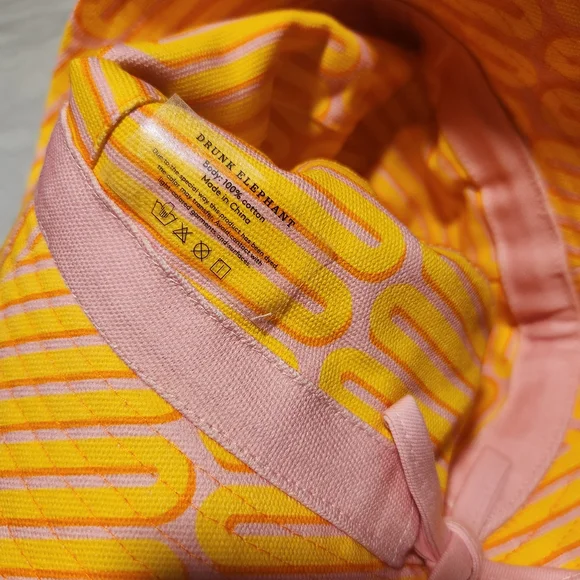 Drunk Elephant Vibrant Pink and Yellow Buck Hat - Picture 4 of 4